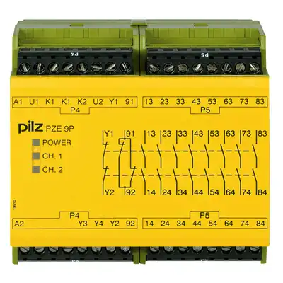 PZE 9P C 24VACDC 8n/o 1n/c