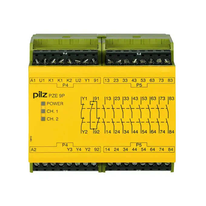 PZE 9P C 24VACDC 8n/o 1n/c