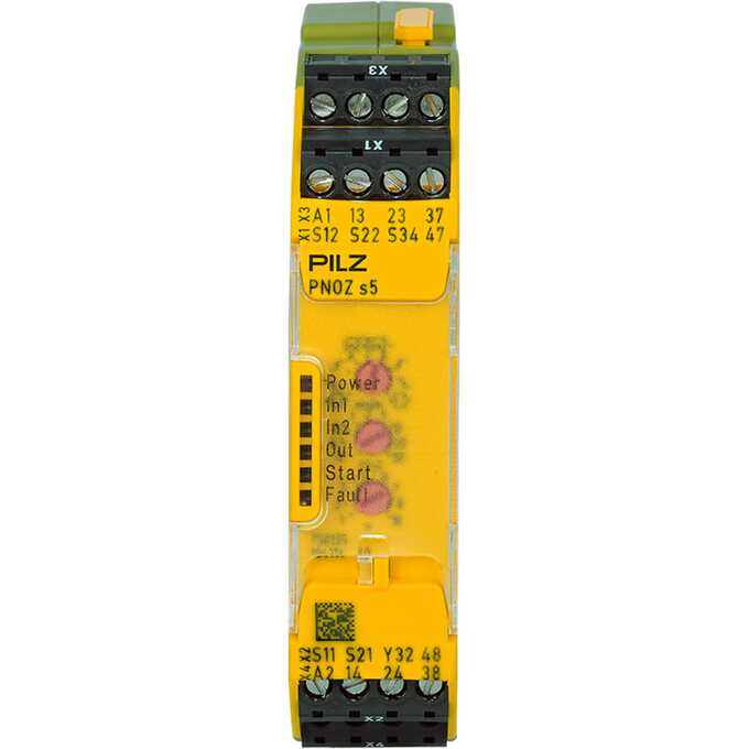 PNOZ s5 48-240VACDC 2 n/o 2 n/o t