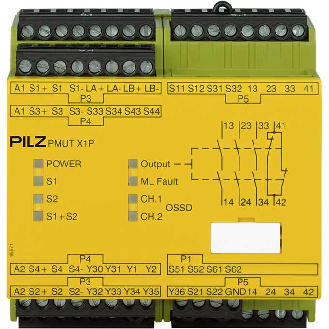 PMUT X1P C 24VDC 3n/o 1n/c 5so