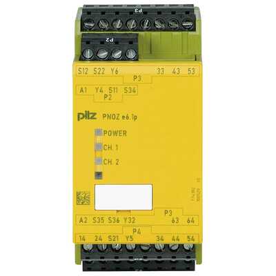 PNOZ e6.1p C 24VDC 4n/o 2so