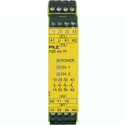 PZE X4,1P 24-240VAC/DC 4n/o