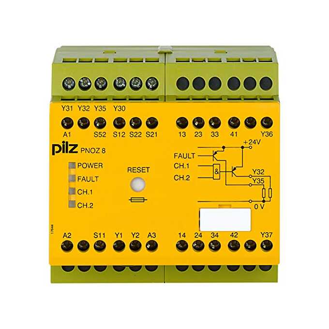PNOZ 8 24VDC 3n/o 1n/c 2so