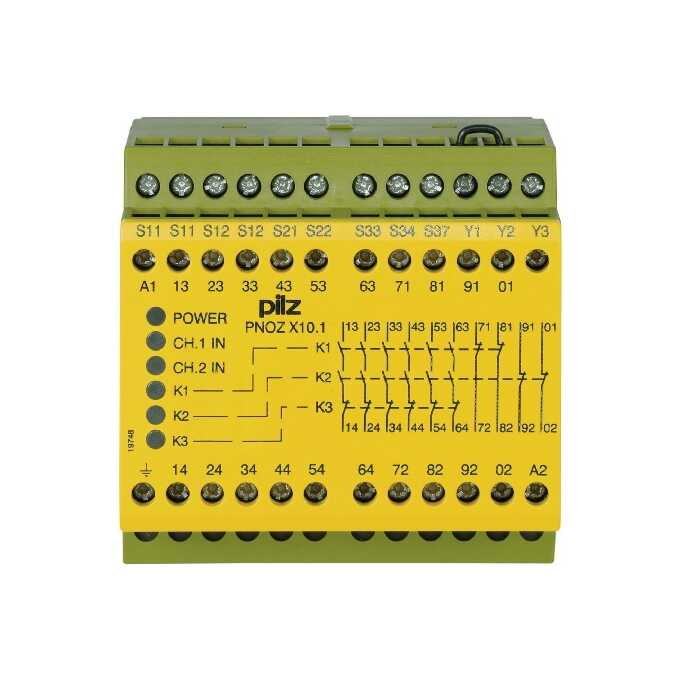 Przekaźnik bezpieczeństwa PNOZ X10.1 230-240VAC 6n/o 4n/c 6LED