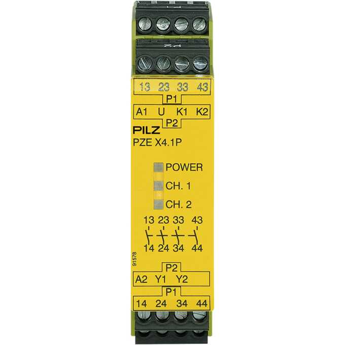 PZE X4,1P 24VDC 4n/o