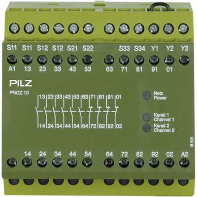 Przekaźnik bezpieczeństwa PNOZ 10 230-240VAC 6n/o 4n/c