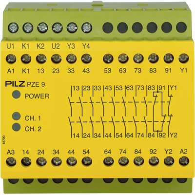 PZE 9 230-240VAC 8n/o 1n/c