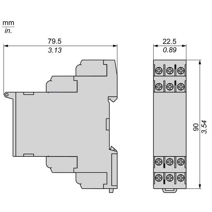 Przekaźnik kontroli RM22TG20