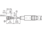 Czujnik indukcyjny Ø4 mm IM04-01BPSVR8K