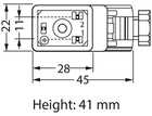 Wtyczka zaworowa typ BI - 7000-29801-0000000