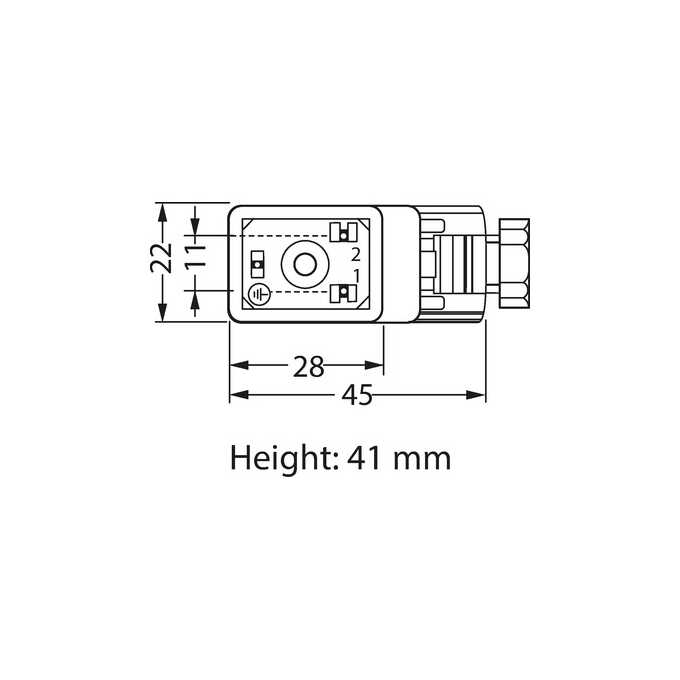 Wtyczka zaworowa Typ BI - 7000-30001-0000000