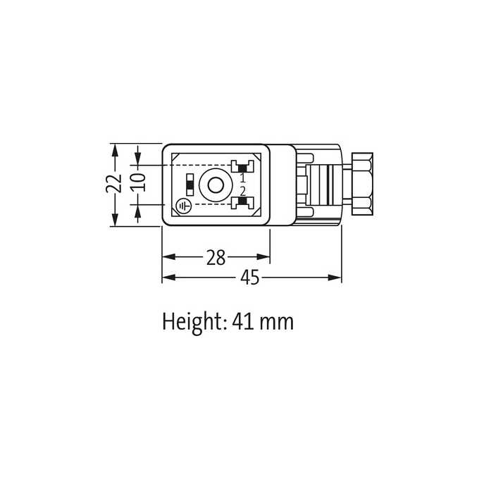 Wtyczka zaworowa typ B - 7000-29601-0000000