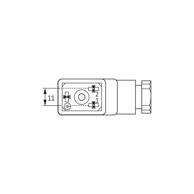 Wtyczka zaworowa SVS ECO, typ BI- 7000-30005-0000000