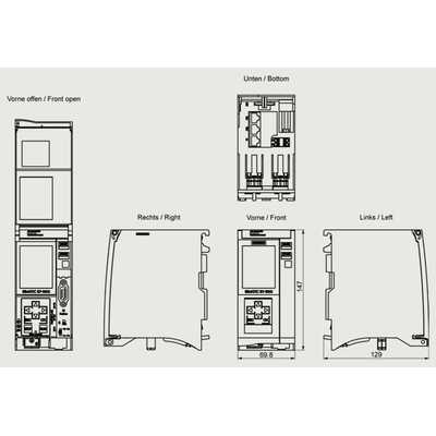 SIMATIC S-1500 CPU 1516-3 PN/DP 6ES7516-3AP03-0AB0