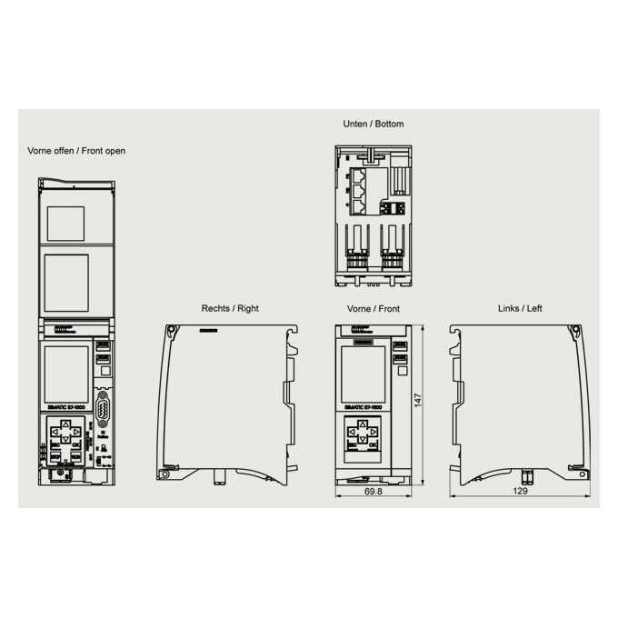 SIMATIC S-1500 CPU 1516-3 PN/DP 6ES7516-3AP03-0AB0