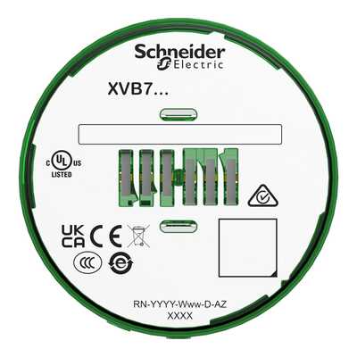 Moduł świetlny sygnalizatora zielony XVB7C23