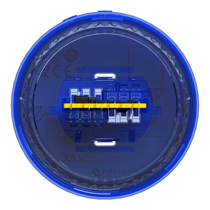 Moduł świetlny sygnalizatora niebieski XVB7C26