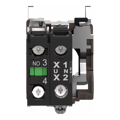 Korpus przycisku LED 230/240V biały 1NO ZB4BW0M11
