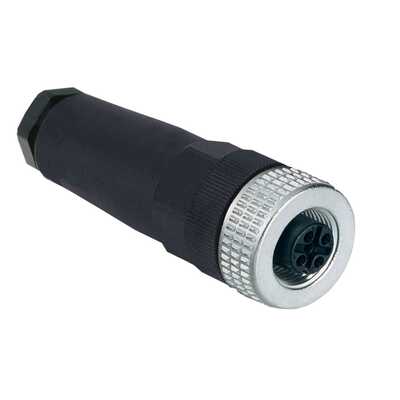 Złącze żeńskie M12 proste 5-pinowe XZCC12FDM50B