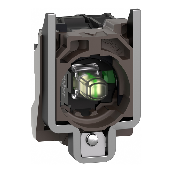 Korpus przycisku LED 230/240V biały 1NO ZB4BW0M11