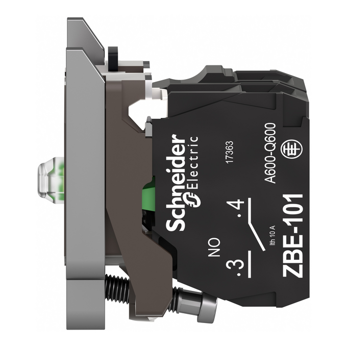 Korpus przycisku LED 230/240V biały 1NO ZB4BW0M11