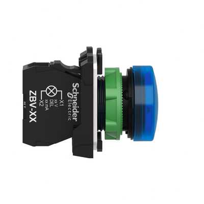 Lampka sygnalizacyjna LED niebieska 24V XB5AVB6