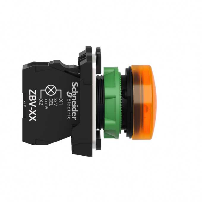 Lampka sygnalizacyjna LED pomarańczowa 24V XB5AVB5