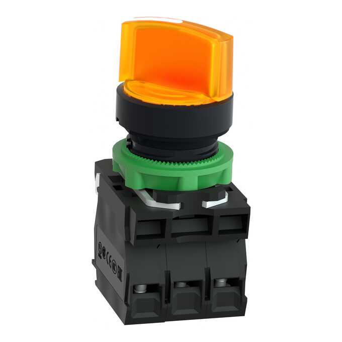 Przełącznik podświetlany pomarańczowy 230/240V XB5AK125M5