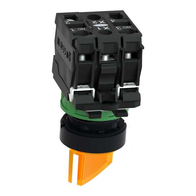 Przełącznik podświetlany pomarańczowy 230/240V XB5AK125M5