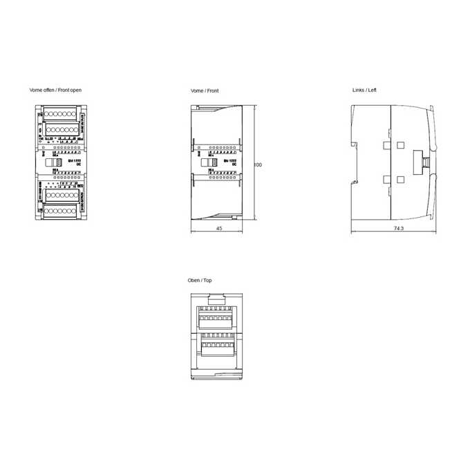 SIMATIC S7-1200 SM 1222 - 6ES7222-1BH32-0XB0