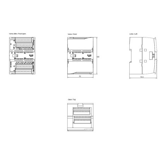 SIMATIC S7-1200 Moduł DI/DO 6ES7223-1PL32-0XB0