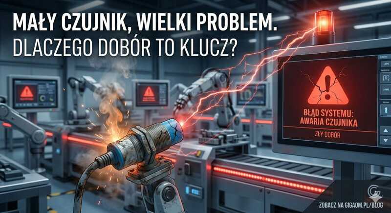 Najczęstsze błędy przy doborze czujników w automatyce przemysłowej