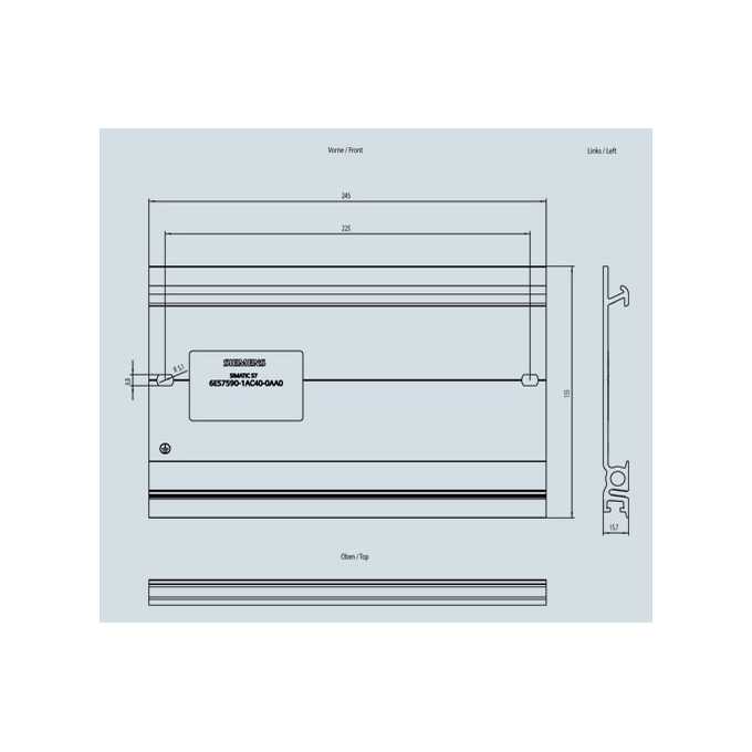 SIMATIC S7-1500 Szyna montażowa ES7590-1AC40-0AA0