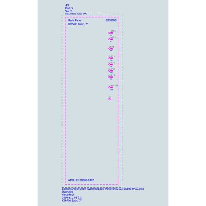 PANEL KTP700 BASIC COLOR PN - 6AV2123-2GB03-0AX0